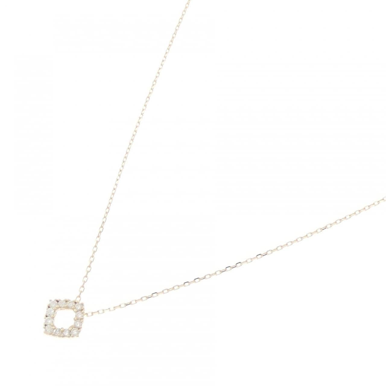 【リメイク】K10YG ダイヤモンド ネックレス 0.10CT