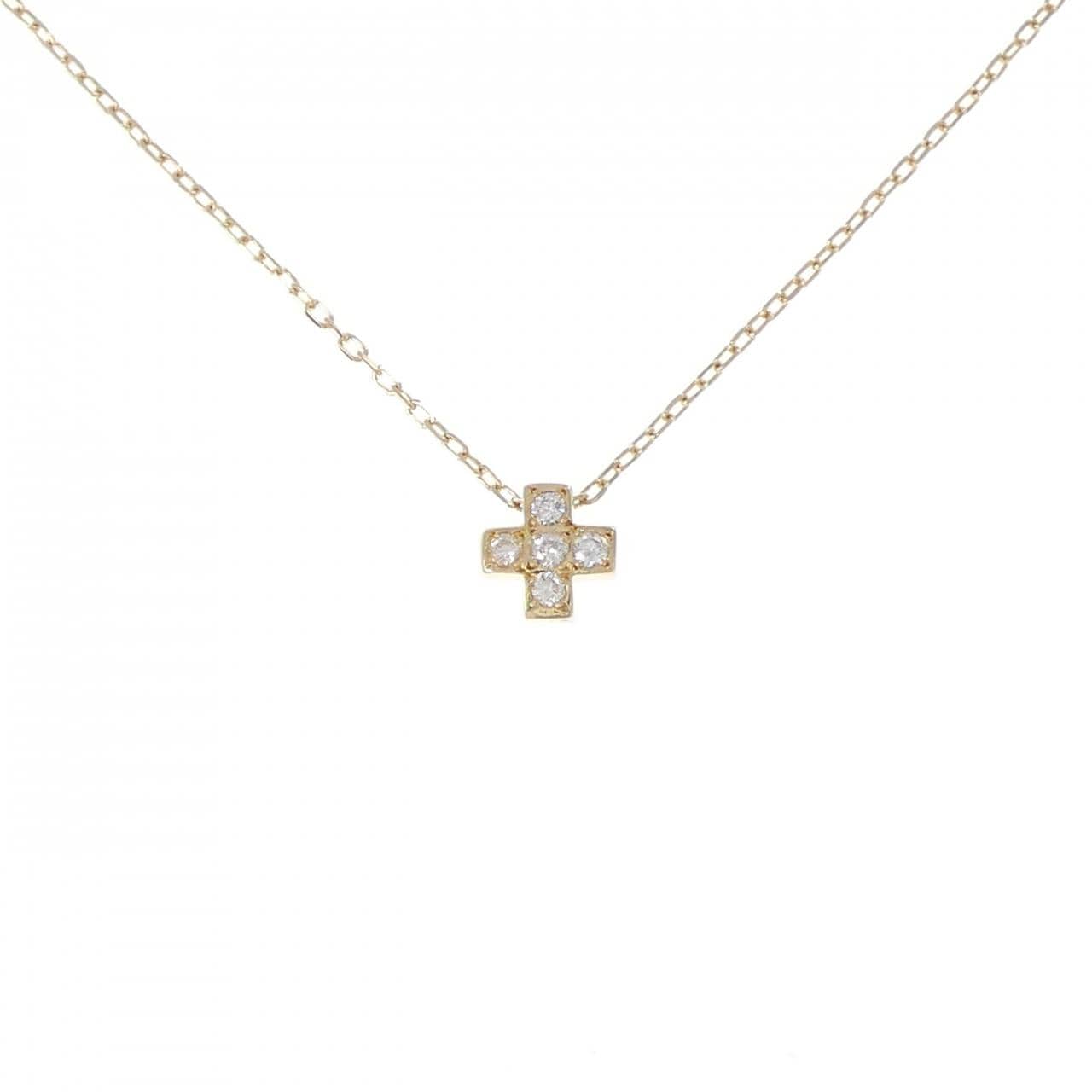 K18YG ダイヤモンド ネックレス 0.07CT