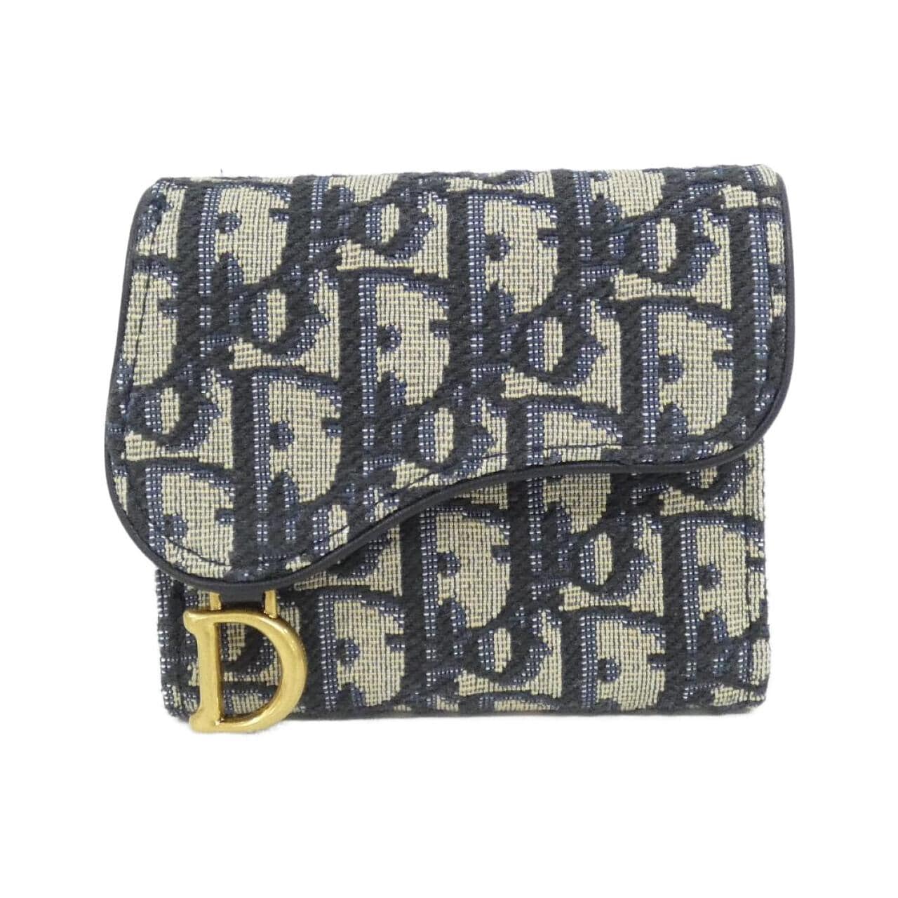 【未使用品】クリスチャンディオール DIOR OBLIQUE サドル ロータス ウォレット S5652CTZQ 財布