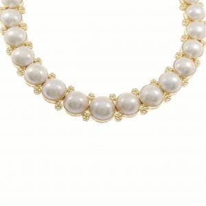 18KYG マベパール ネックレス