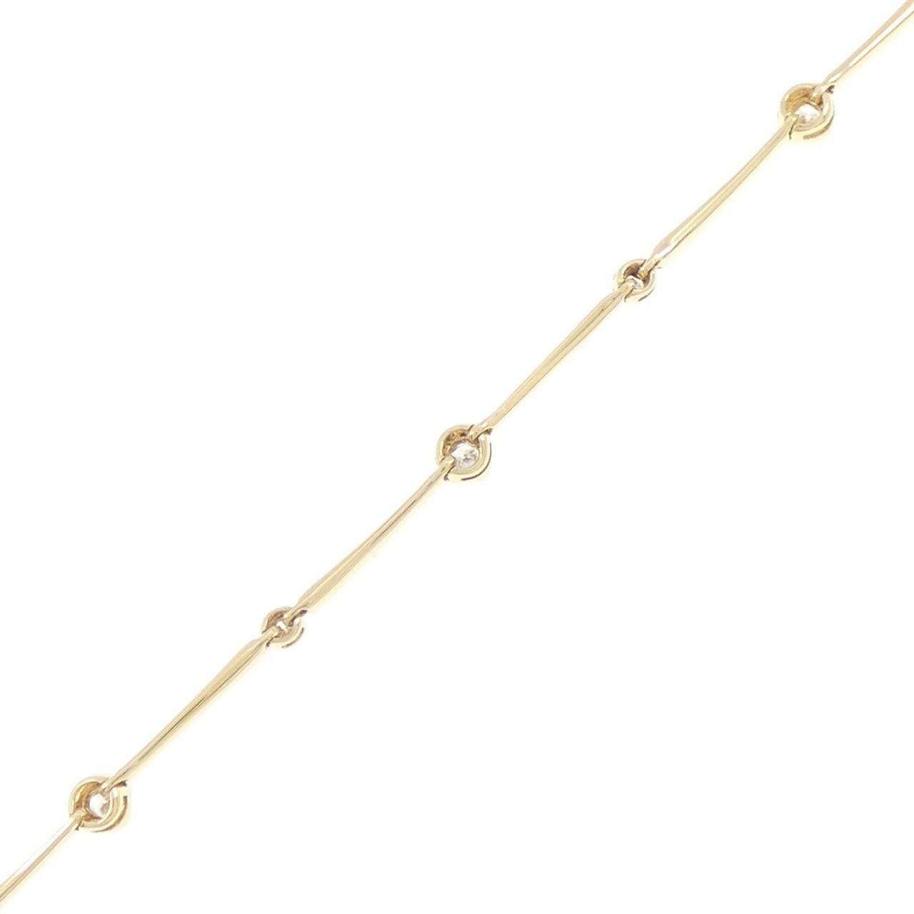 K18YG ダイヤモンド ブレスレット 0.30CT