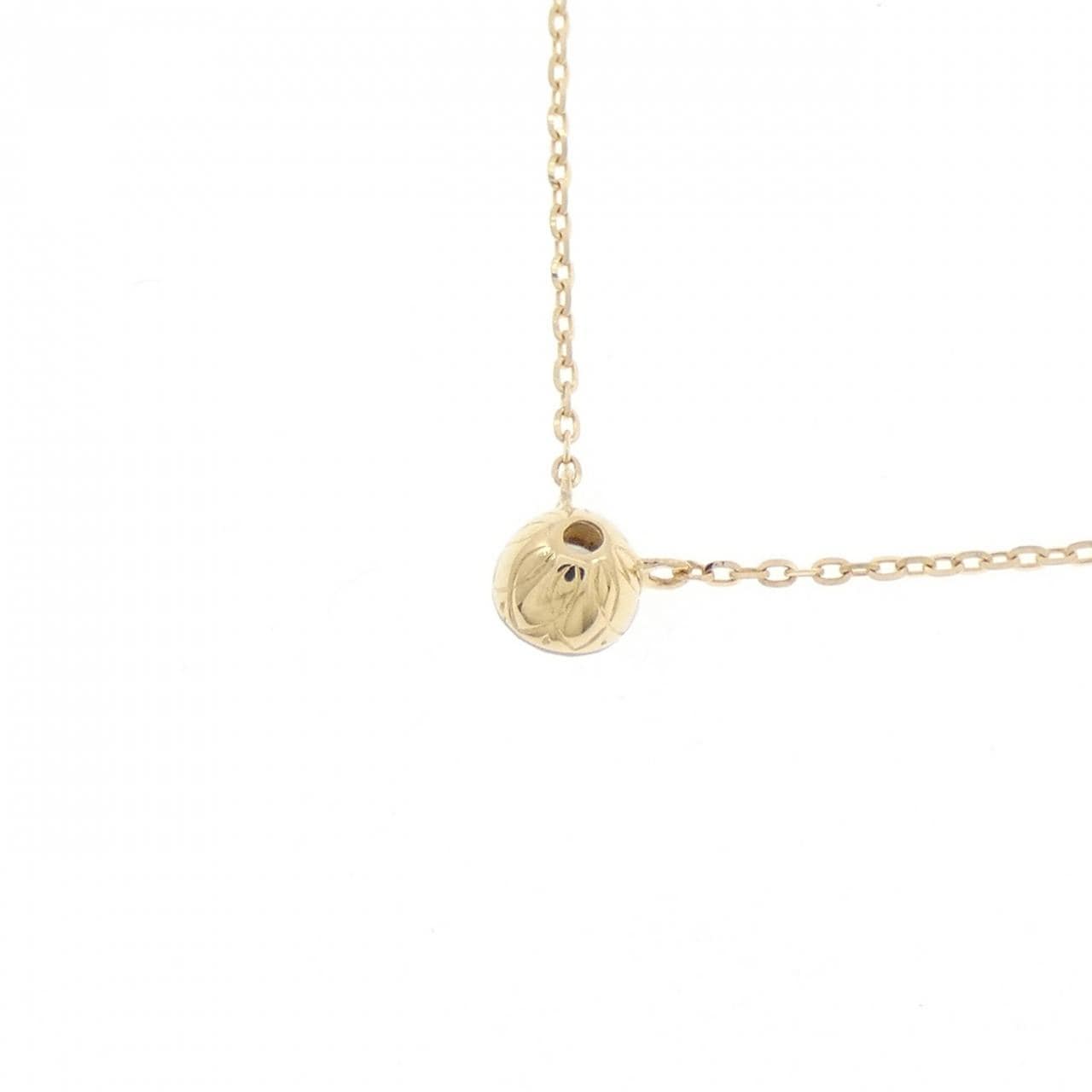 アガット ダイヤモンド ネックレス 0.2CT
