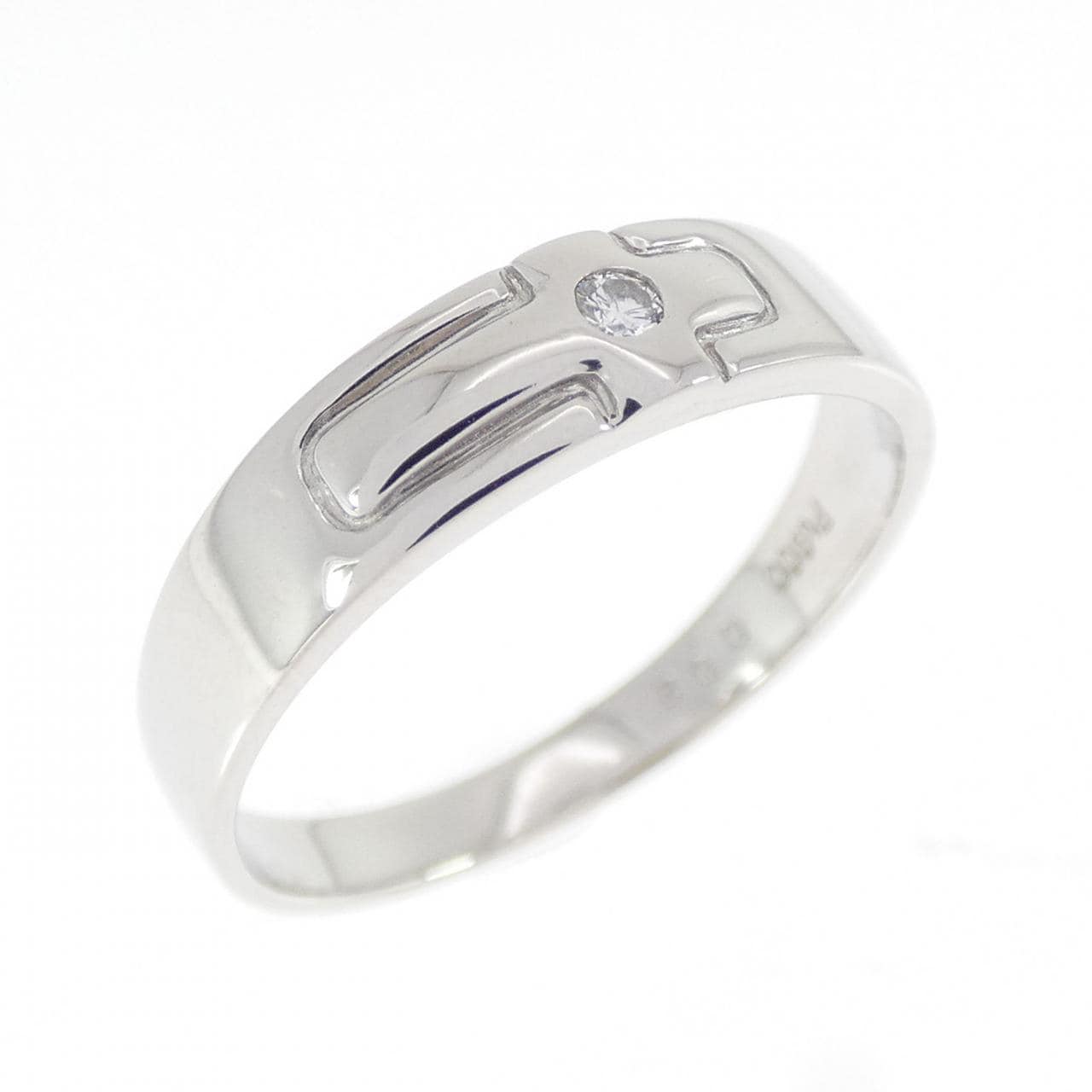 PT900 クロス ダイヤモンド リング 0.02CT