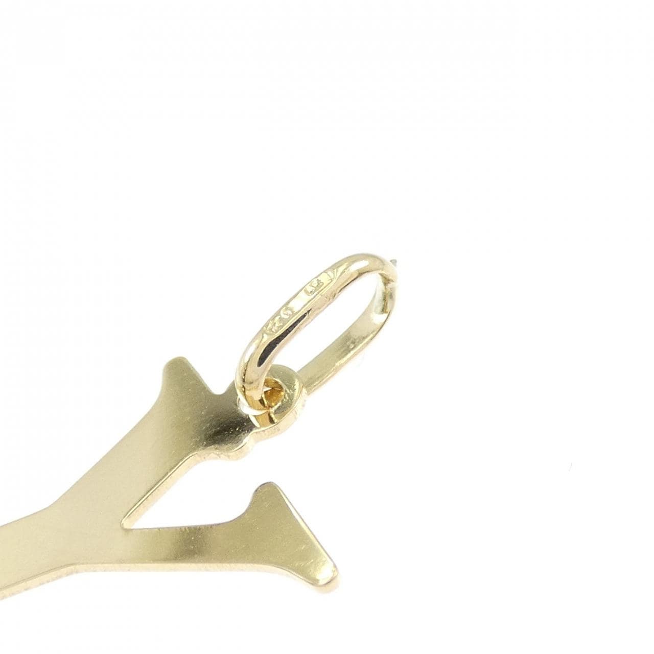 750YG イニシャルY ペンダント