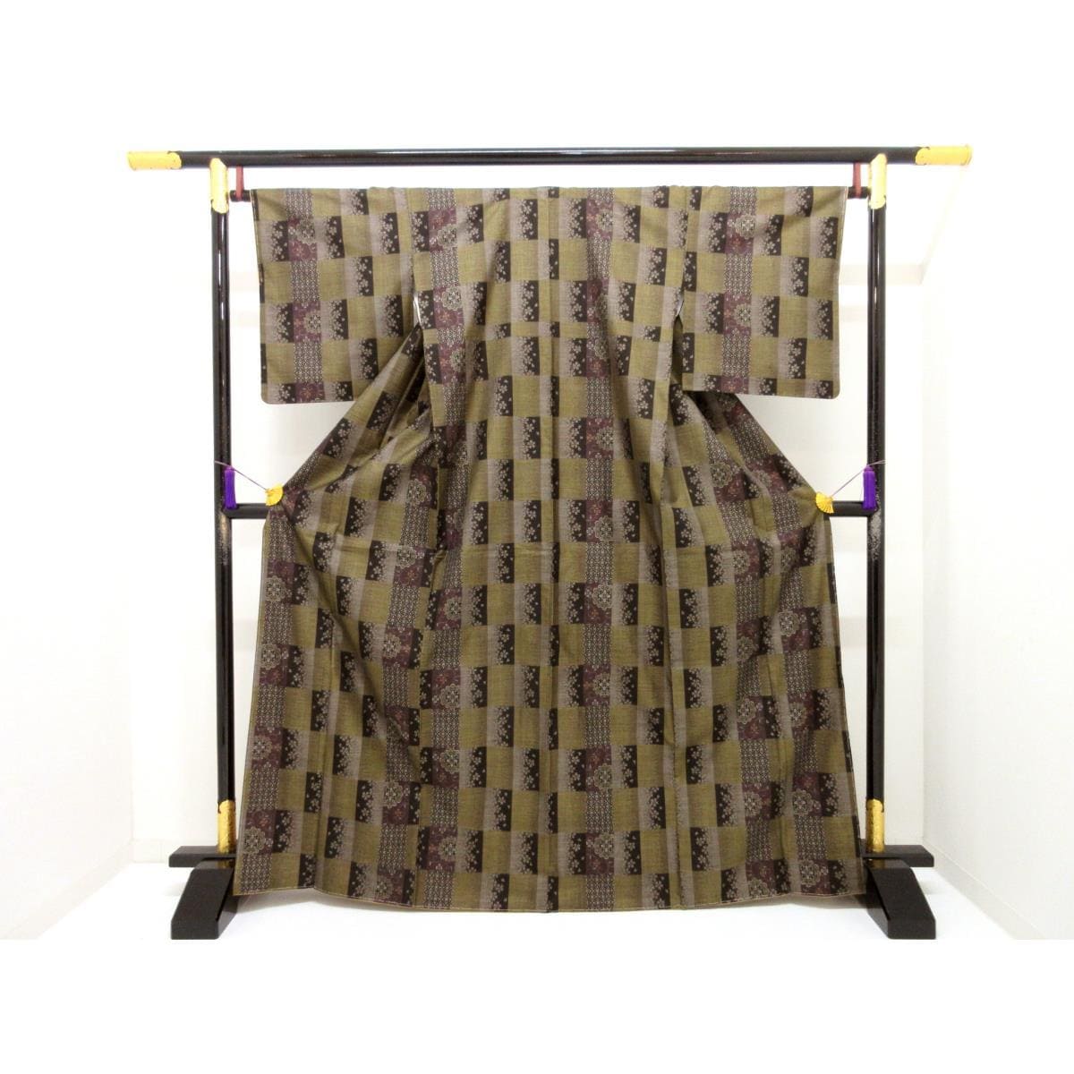 【未使用品】紬【正品奄美Ooshima Tsumugi】附證書，9分