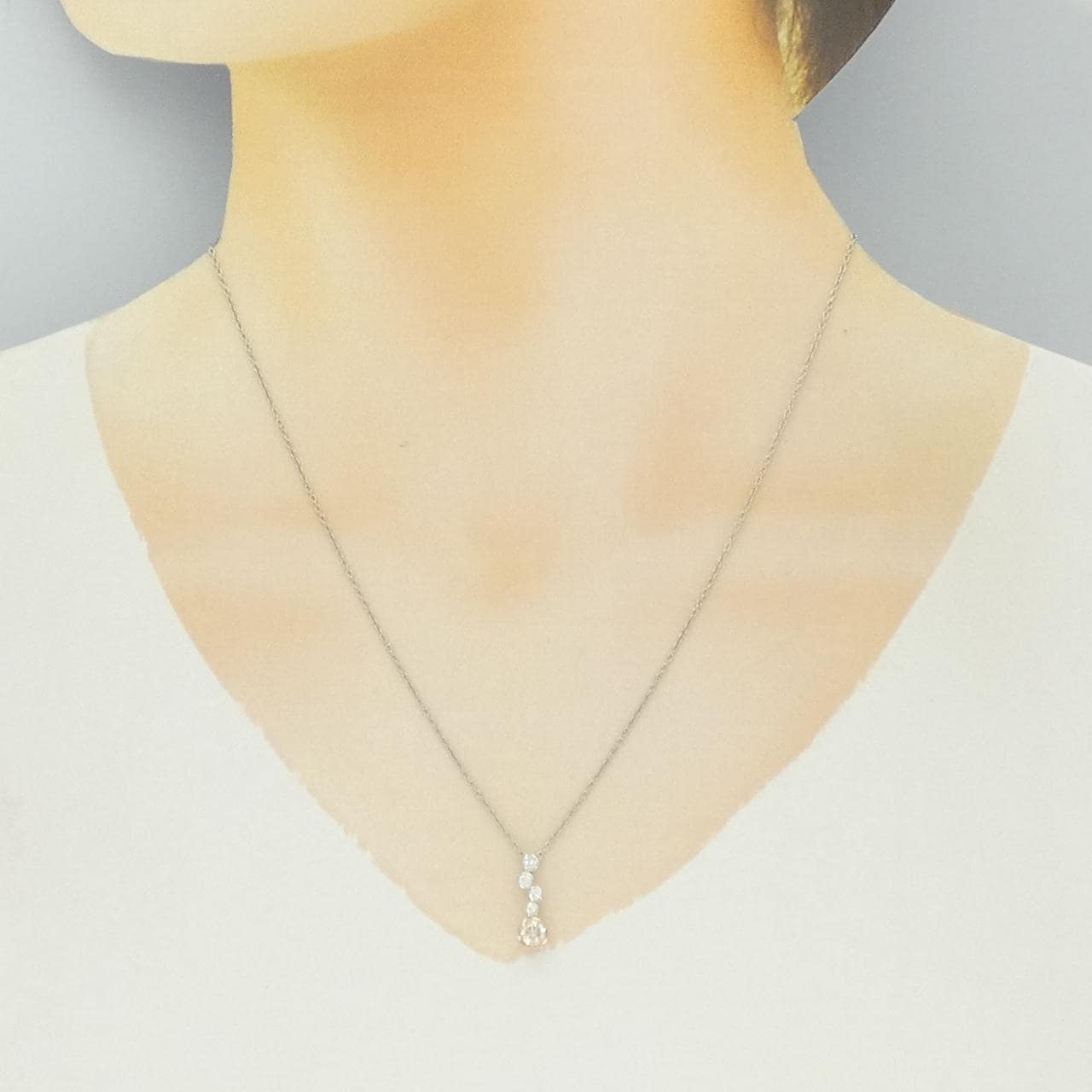 カシケイ ダイヤモンド ネックレス 0.25CT