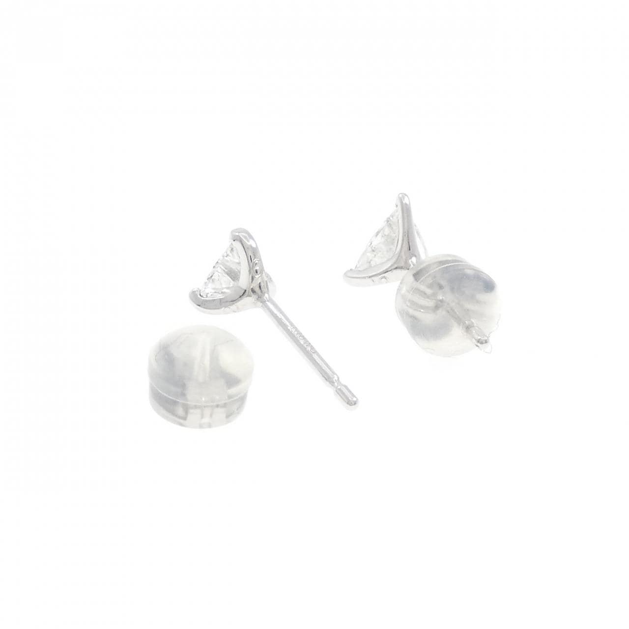 K18WG ダイヤモンド ピアス 0.51CT