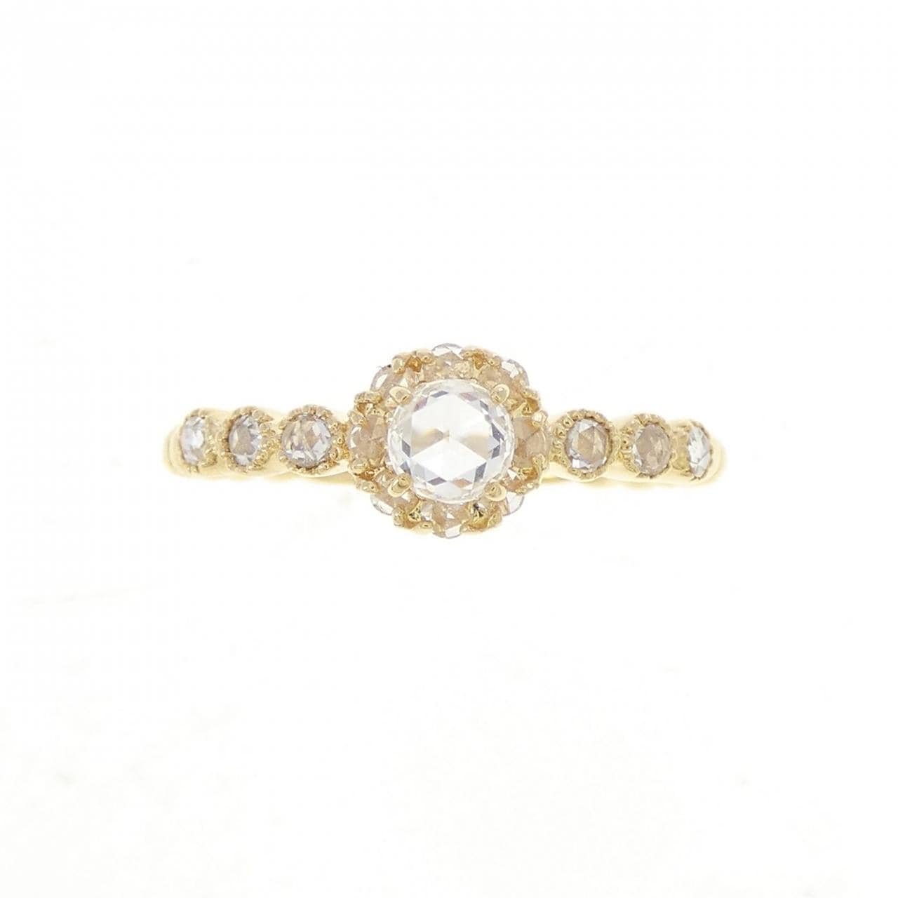 K18YG ダイヤモンド リング 0.15CT