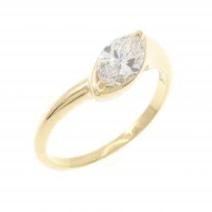 750YG ダイヤモンド リング 0.374CT