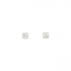 ティファニー ソリティア ピアス 0.45CT 0.47CT J VVS2 3EX-EXT