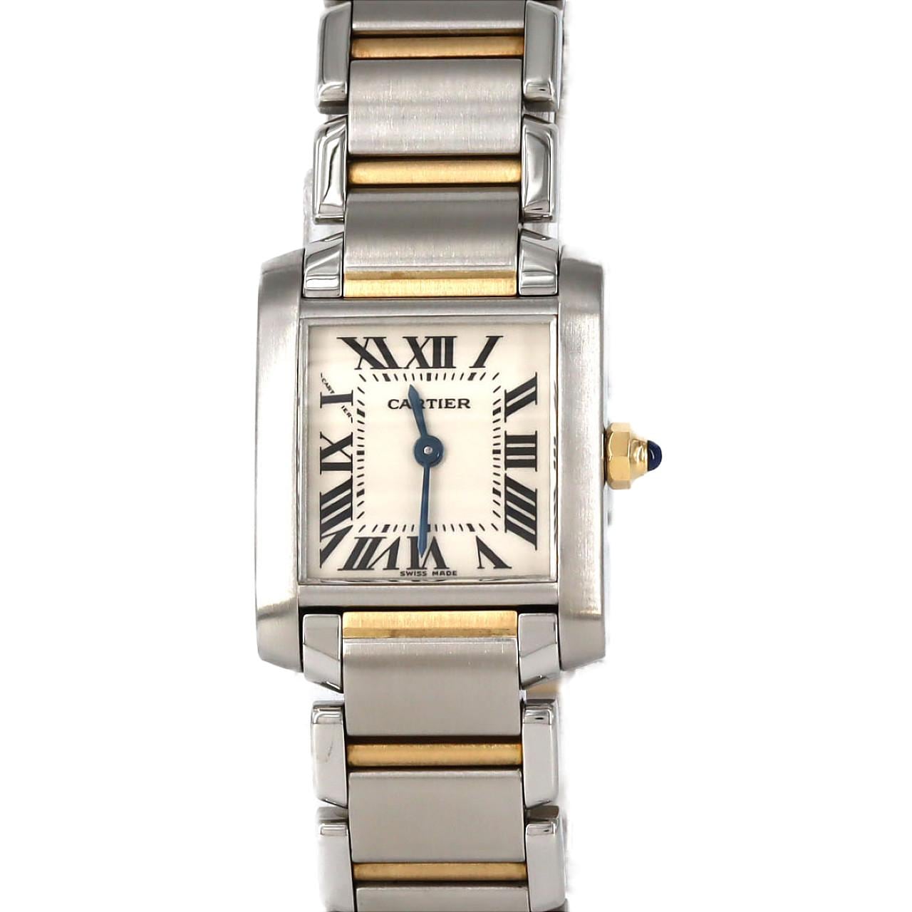 カルティエ タンクフランセーズSM コンビ W51007Q4 SSxYG クォーツ
