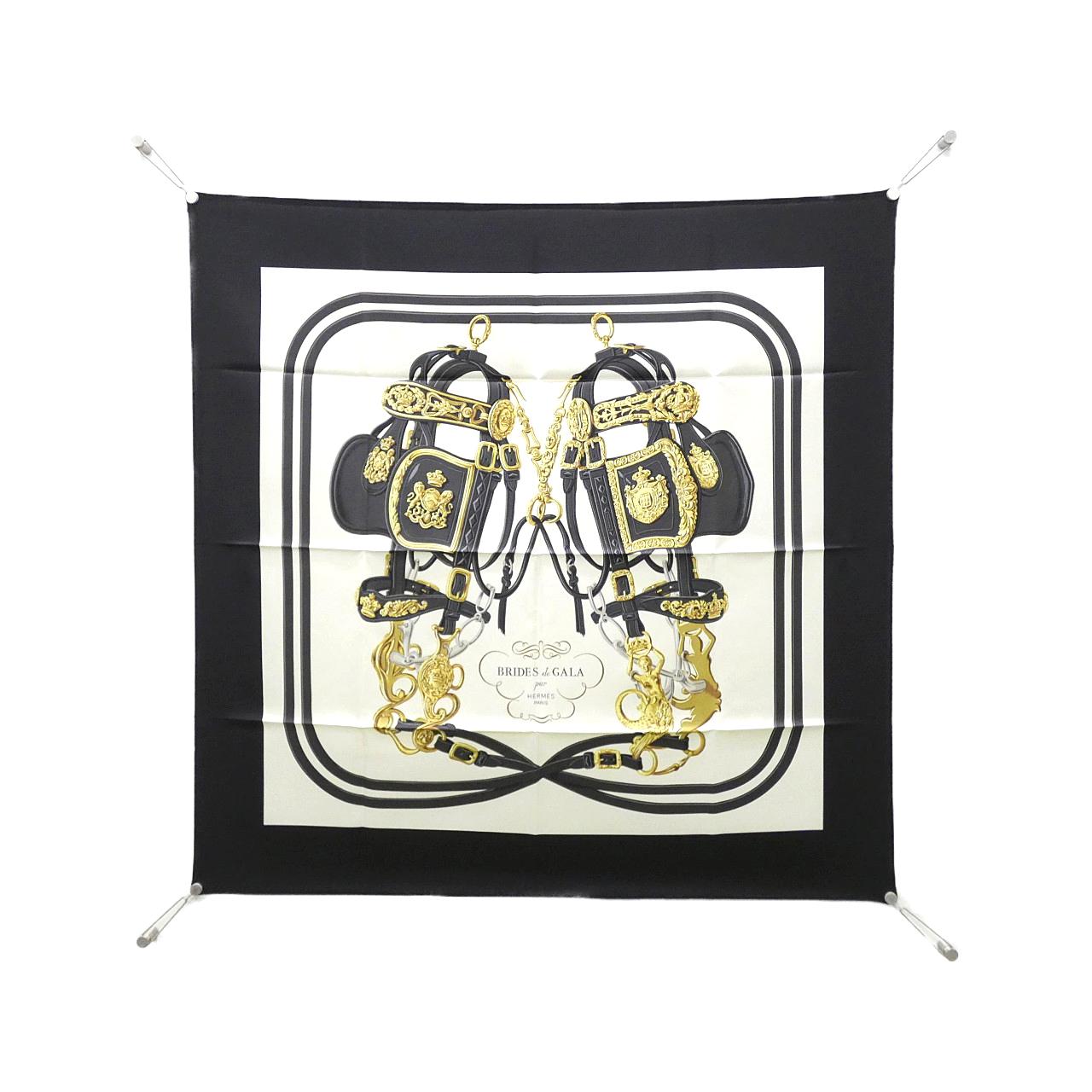 [Unused items] HERMES BRIDES DE GALA CARRE90 001266S scarf