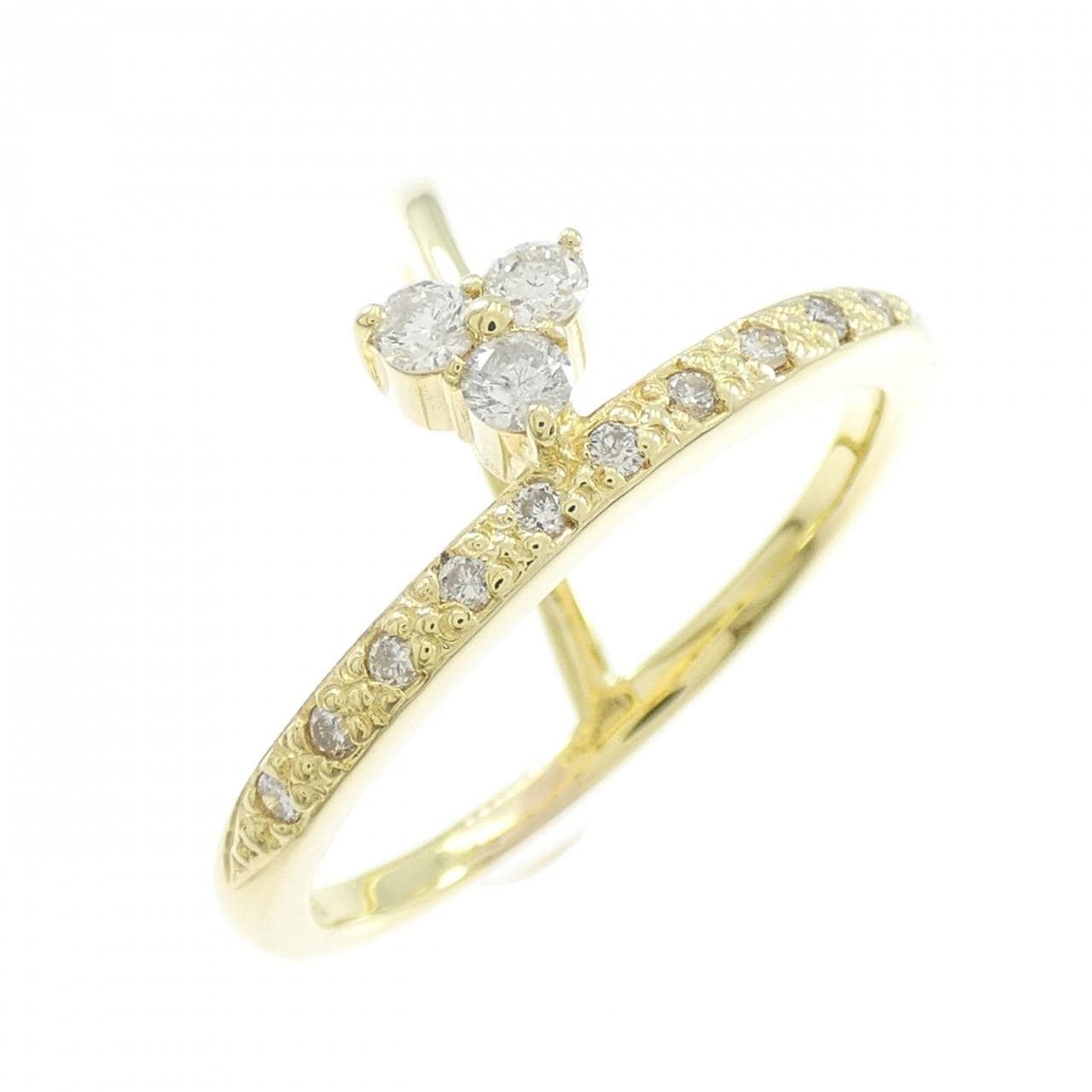 K18YG ダイヤモンド リング 0.35CT