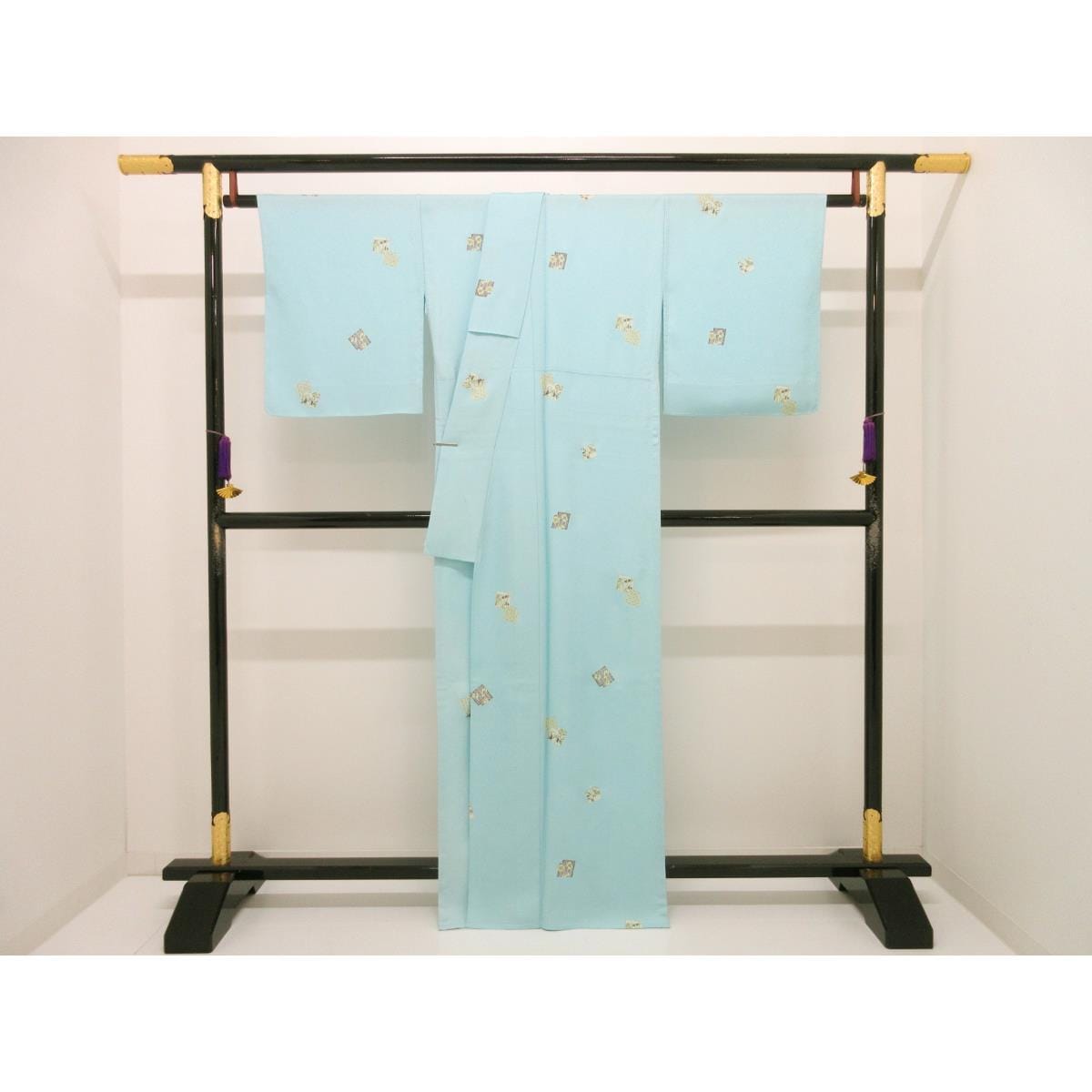 【未使用品】単衣　小紋　身幅２Ｌ寸