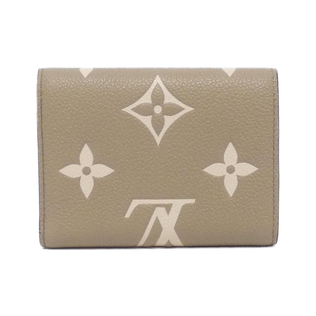 LOUIS VUITTON雙色Monogram Empreinte Portefeuille Victorine M81861 皮夾