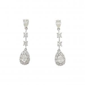 【新品】PT900 ダイヤモンド ピアス 0.60CT