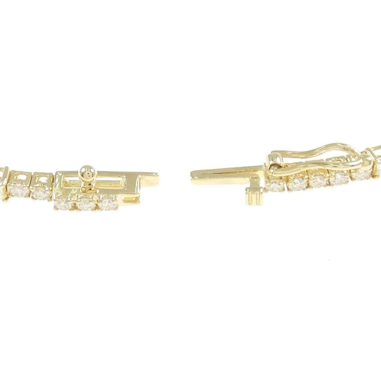 【新品】K18YG ダイヤモンド ブレスレット 2.00CT