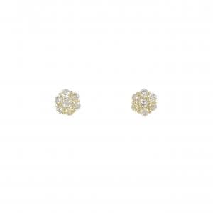 【新品】K18YG ダイヤモンド ピアス 0.30CT