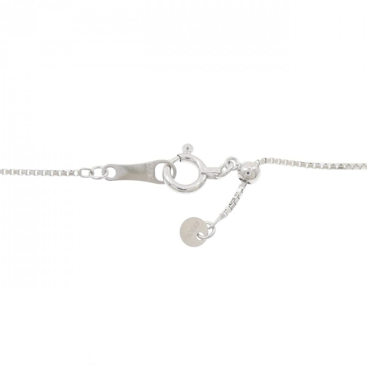 K18WG ルビー ネックレス