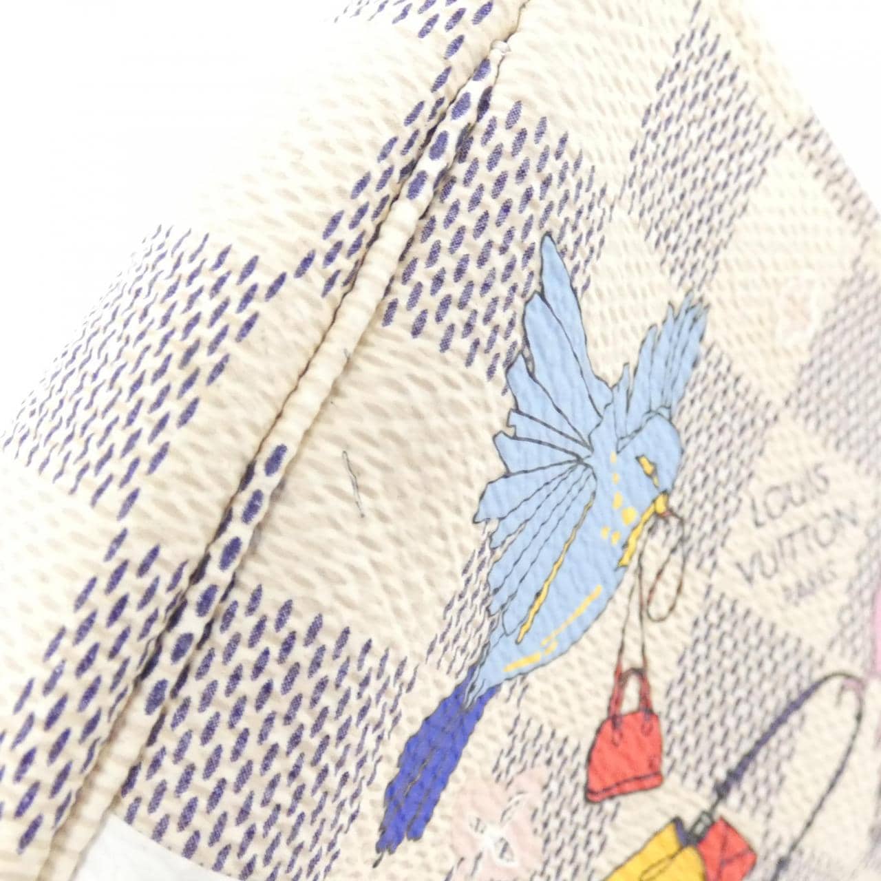 ルイヴィトン ダミエ アズール(ホリデイ) ミニ ポシェット アクセソワール N64451 アクセサリーポーチ