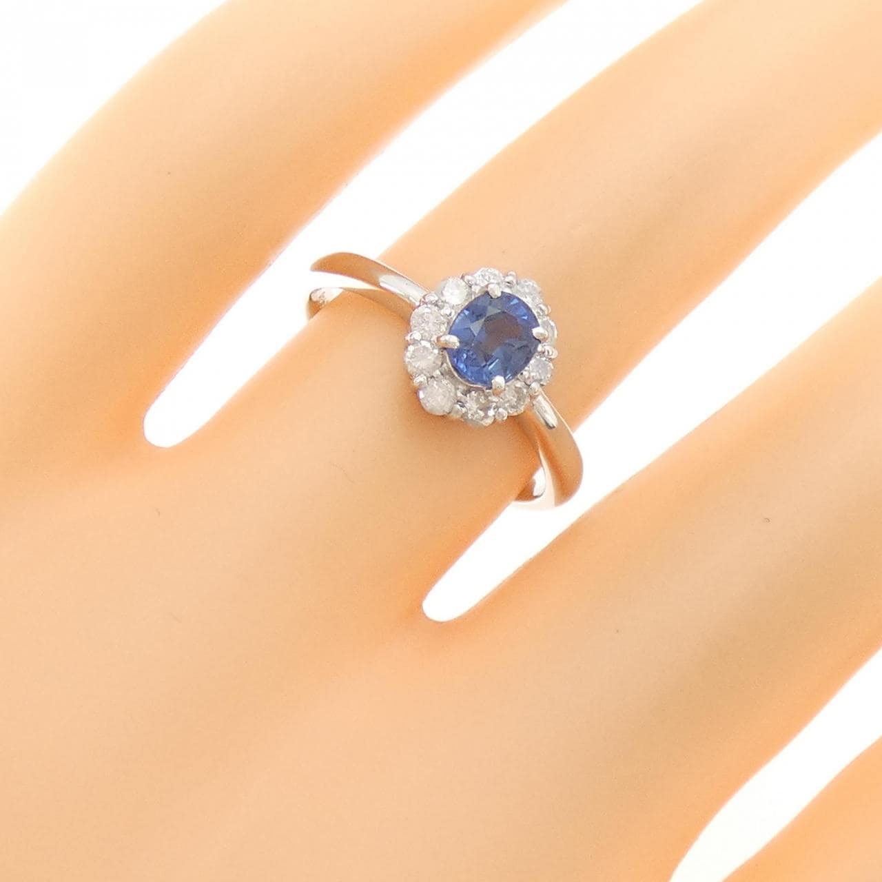 PT900 サファイヤ リング 0.58CT
