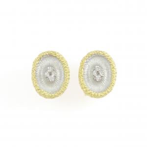 K18YG/K18WG ダイヤモンド ピアス/イヤリング