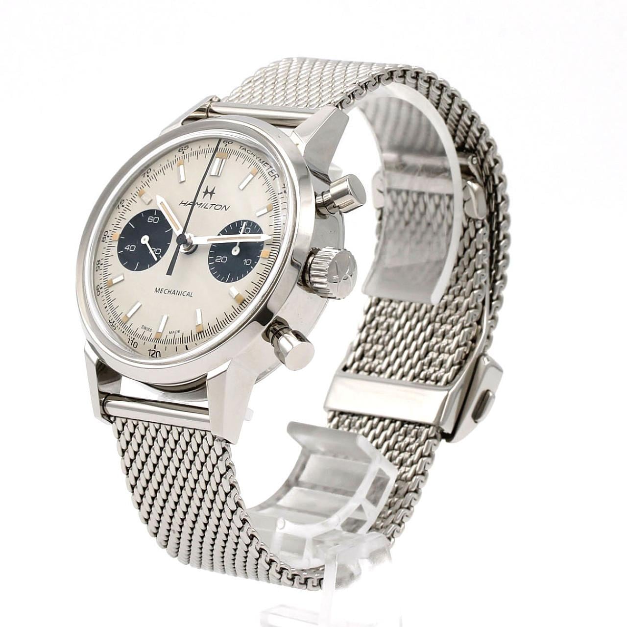 ハミルトン イントラマティッククロノグラフH H384290/H38429110 SS 手巻