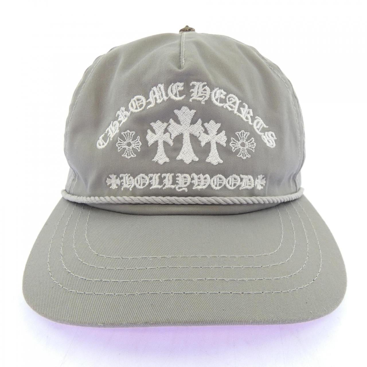 クロムハーツ CHROME HEARTS トリプルクロス刺繍 GAS STATION CAP キャップ