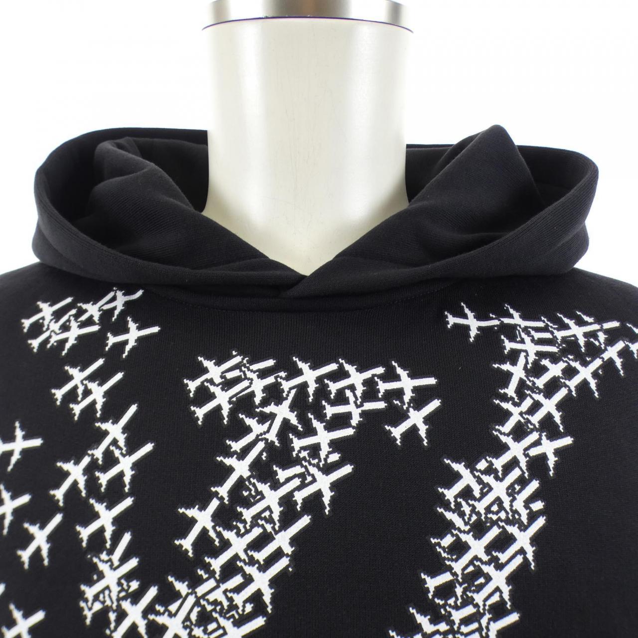 ルイヴィトン LOUIS VUITTON LVプレーンプリンテッド HIY43WRLE パーカー