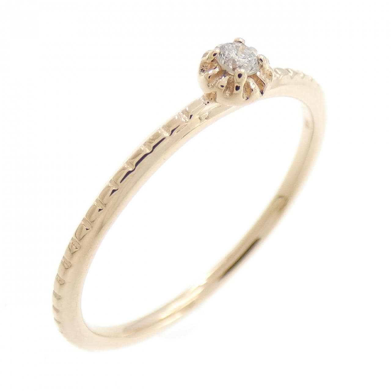 アガット ダイヤモンド リング 0.03CT