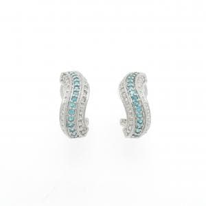 K18WG トルマリン ピアス/イヤリング 0.32CT