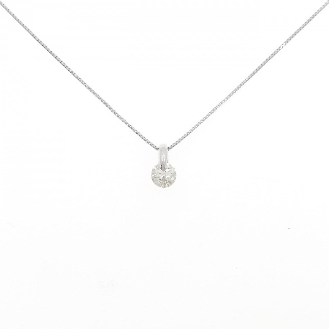 PT900/PT850 ソリティア ダイヤモンド ネックレス 0.303CT