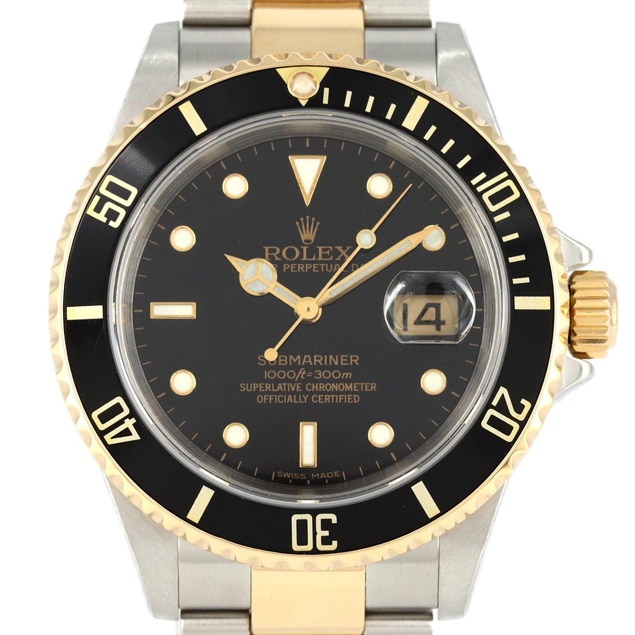 ロレックス サブマリーナーデイト 16613 SSxYG 自動巻 Z番