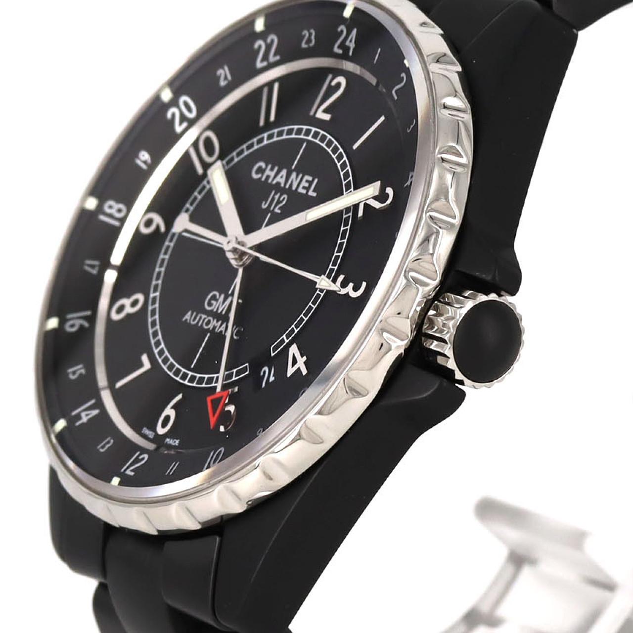 シャネル J12 41mmGMTマットセラミック H3101 セラミック 自動巻