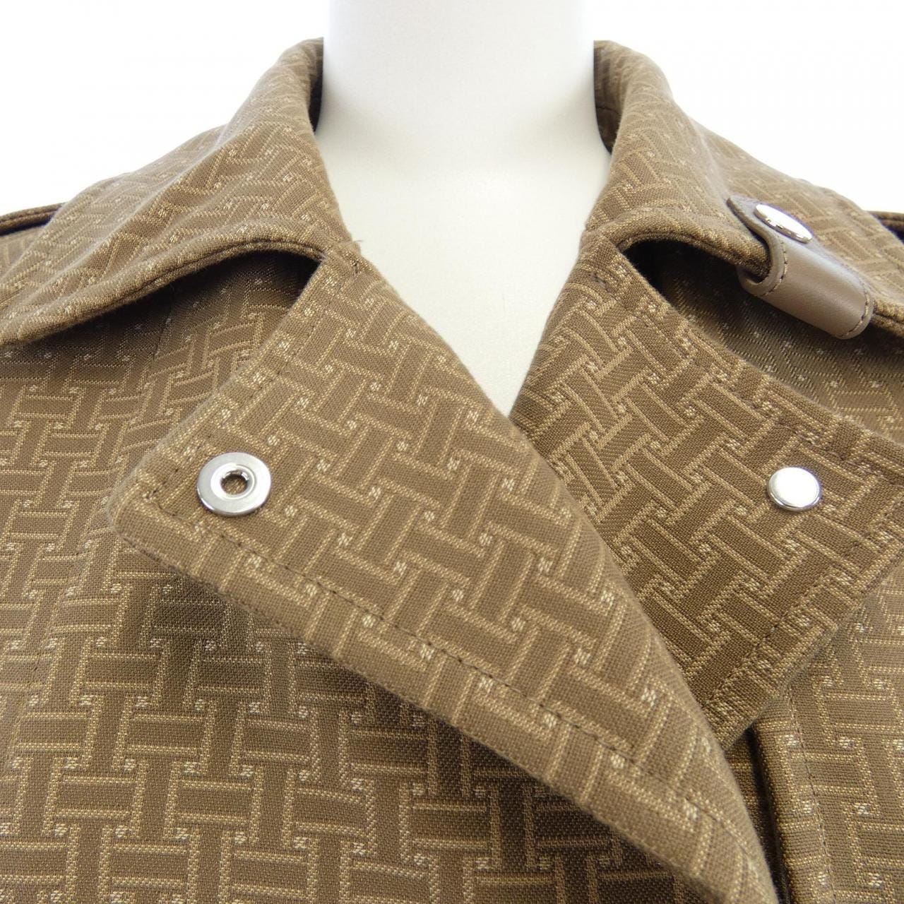 エルメス HERMES モザイクトレンチ　MOSAIQUE 4E0128DJ トレンチコート