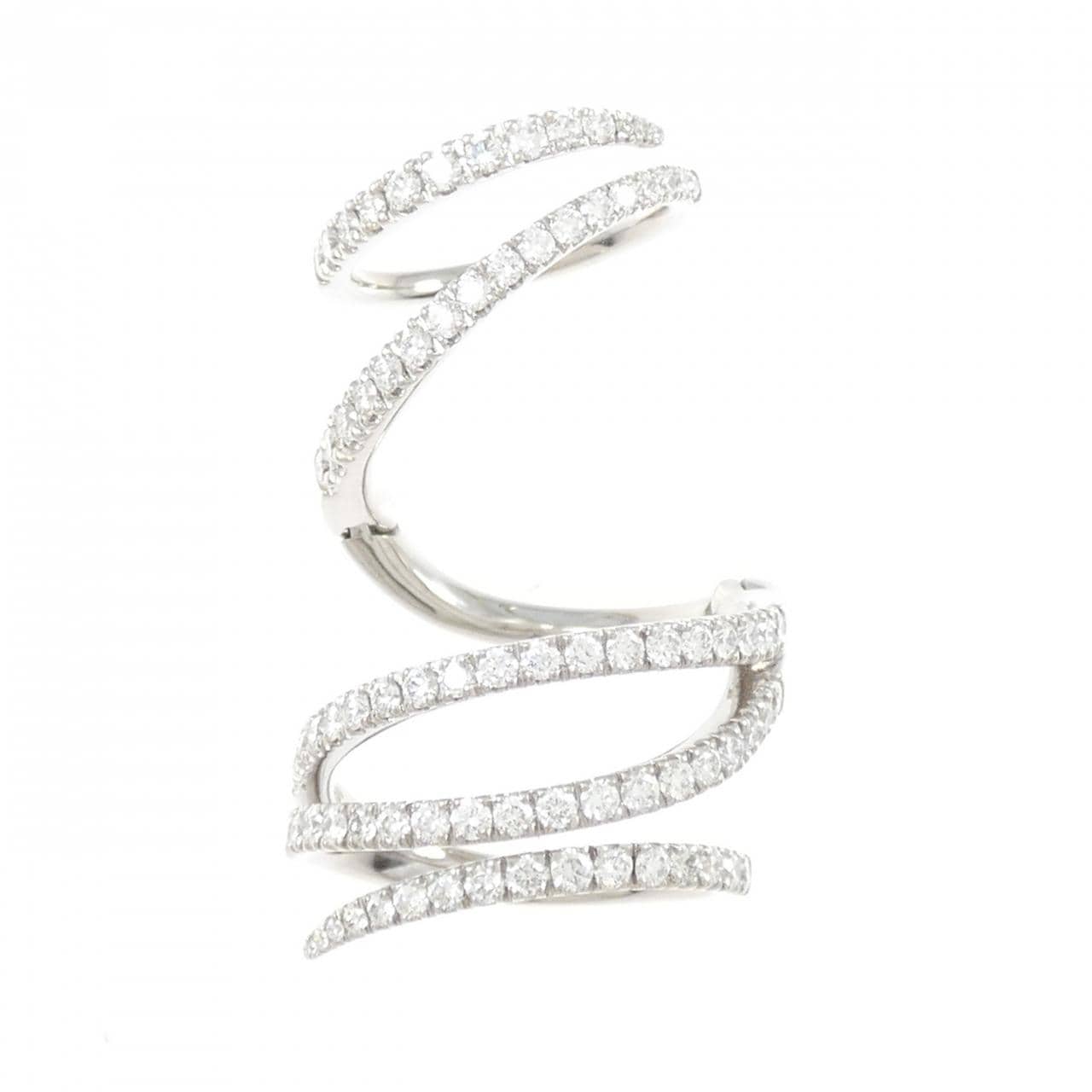 750WG ダイヤモンド リング 1.50CT