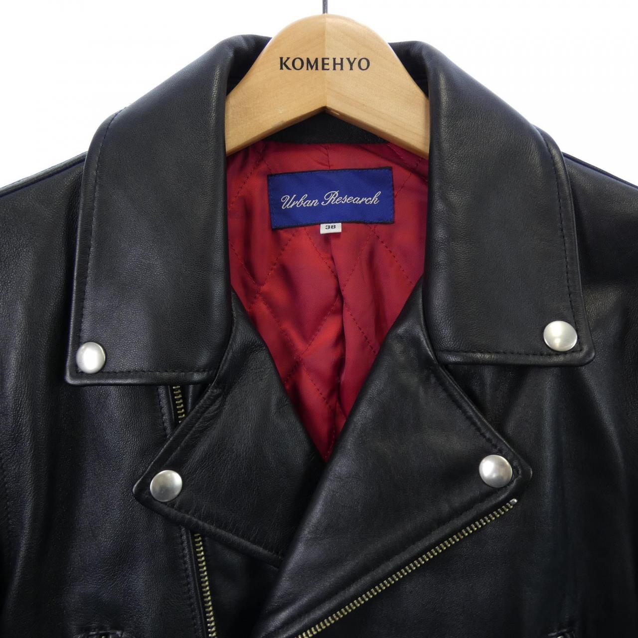 アーバンリサーチ URBAN RESEARCH WH87-17Y009 レザーライダースジャケット