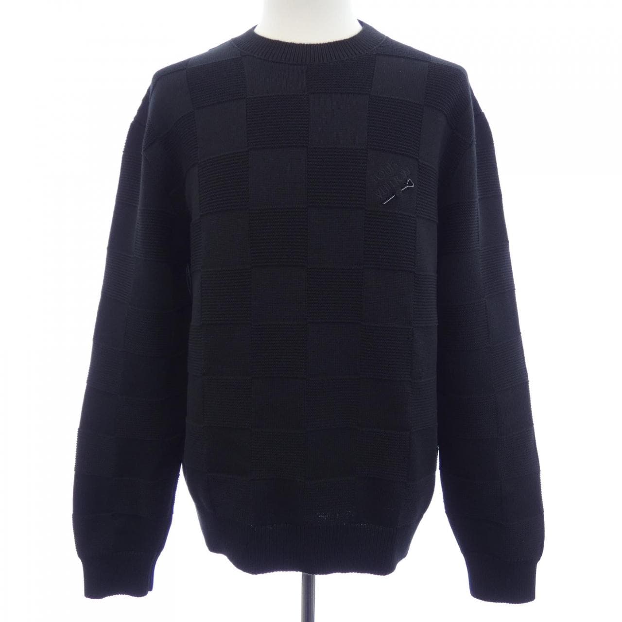 ルイヴィトン LOUIS VUITTON ダミエスティッチクルーネック HNN41WTBY ニット