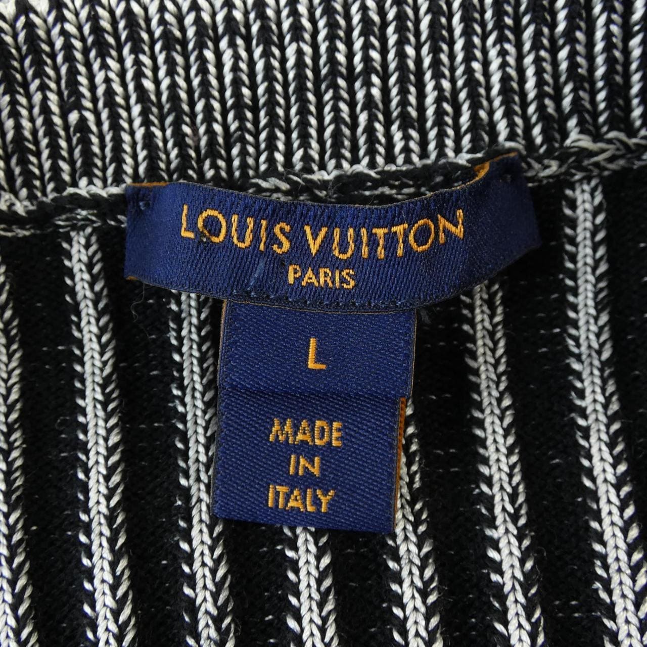ルイヴィトン LOUIS VUITTON リブドニットトランペット FMKC97LJ3 カーディガン