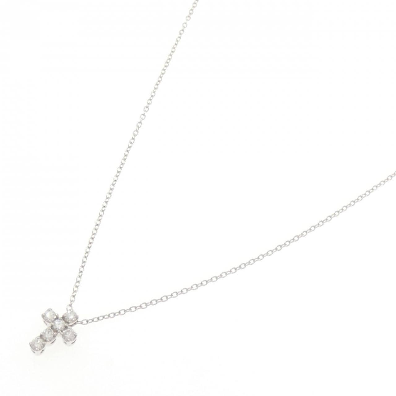 ポンテヴェキオ クロス ダイヤモンド ネックレス 0.23CT