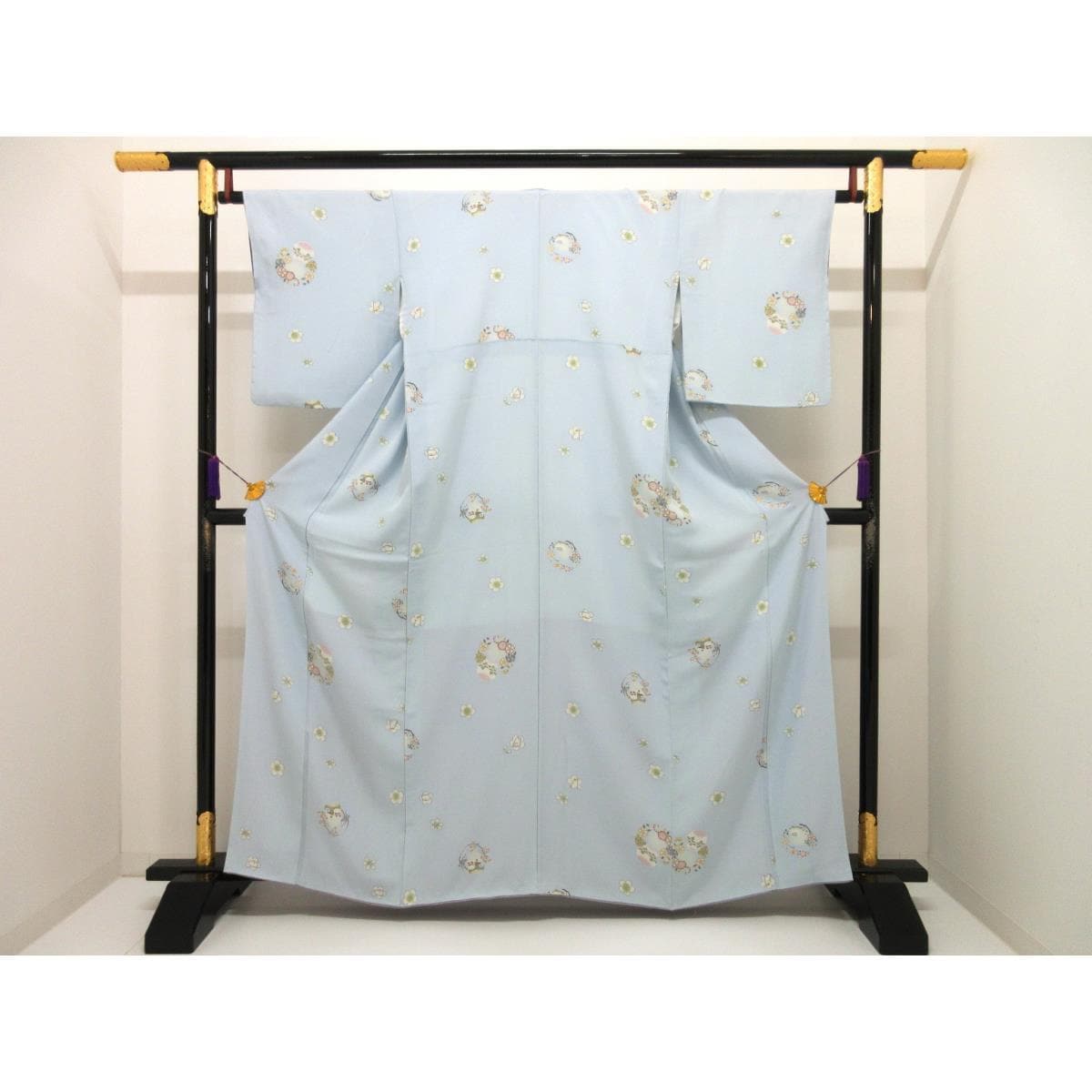 小紋　友禅加工