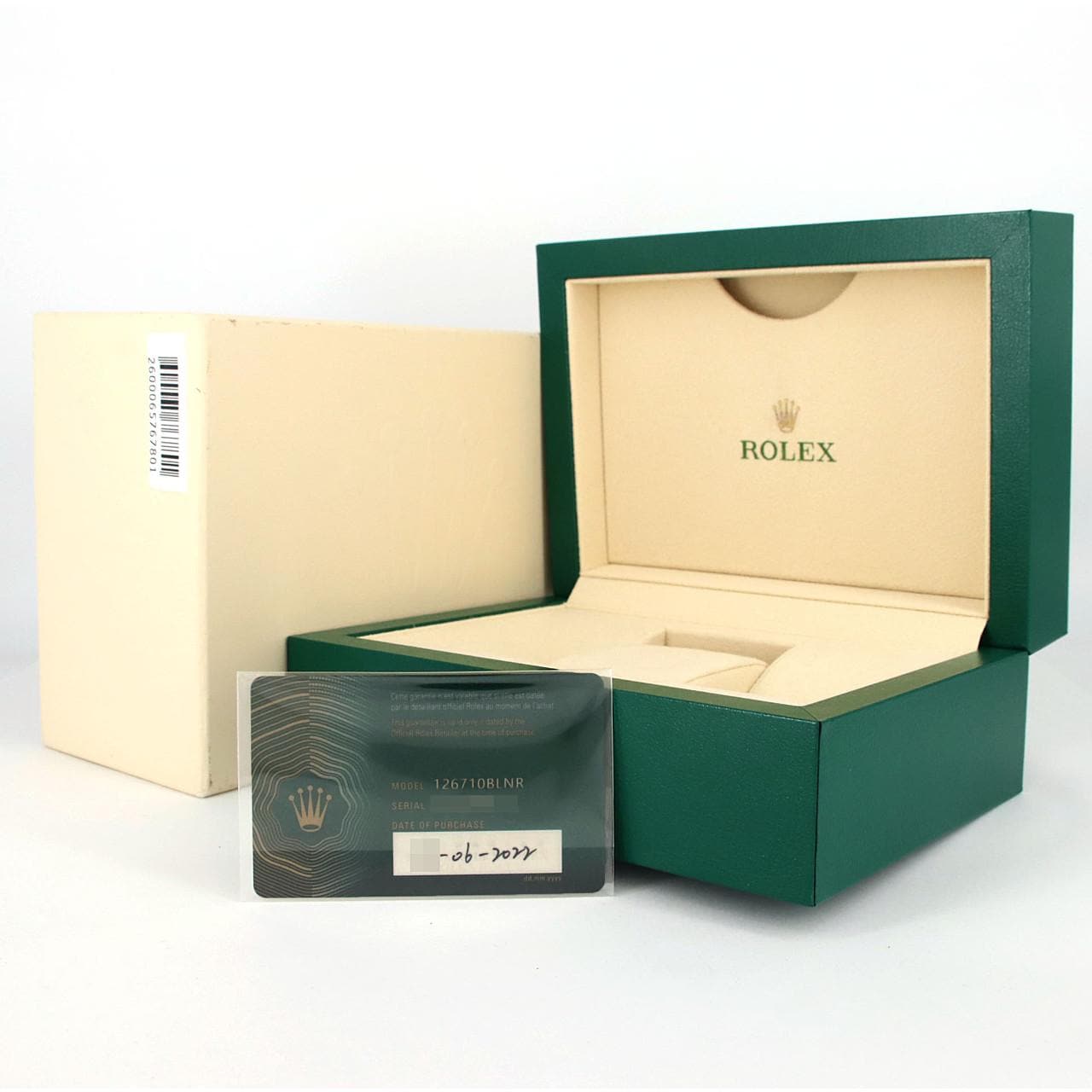 ロレックス GMTマスターⅡ 126710BLNR･3 SS 自動巻 ランダム番