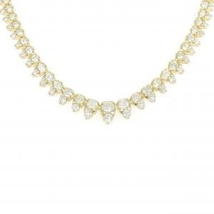 K18YG ダイヤモンド ネックレス 10.01CT