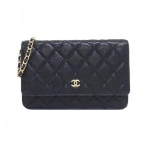 シャネル タイムレスクラシック ライン 33814 チェーンウォレット