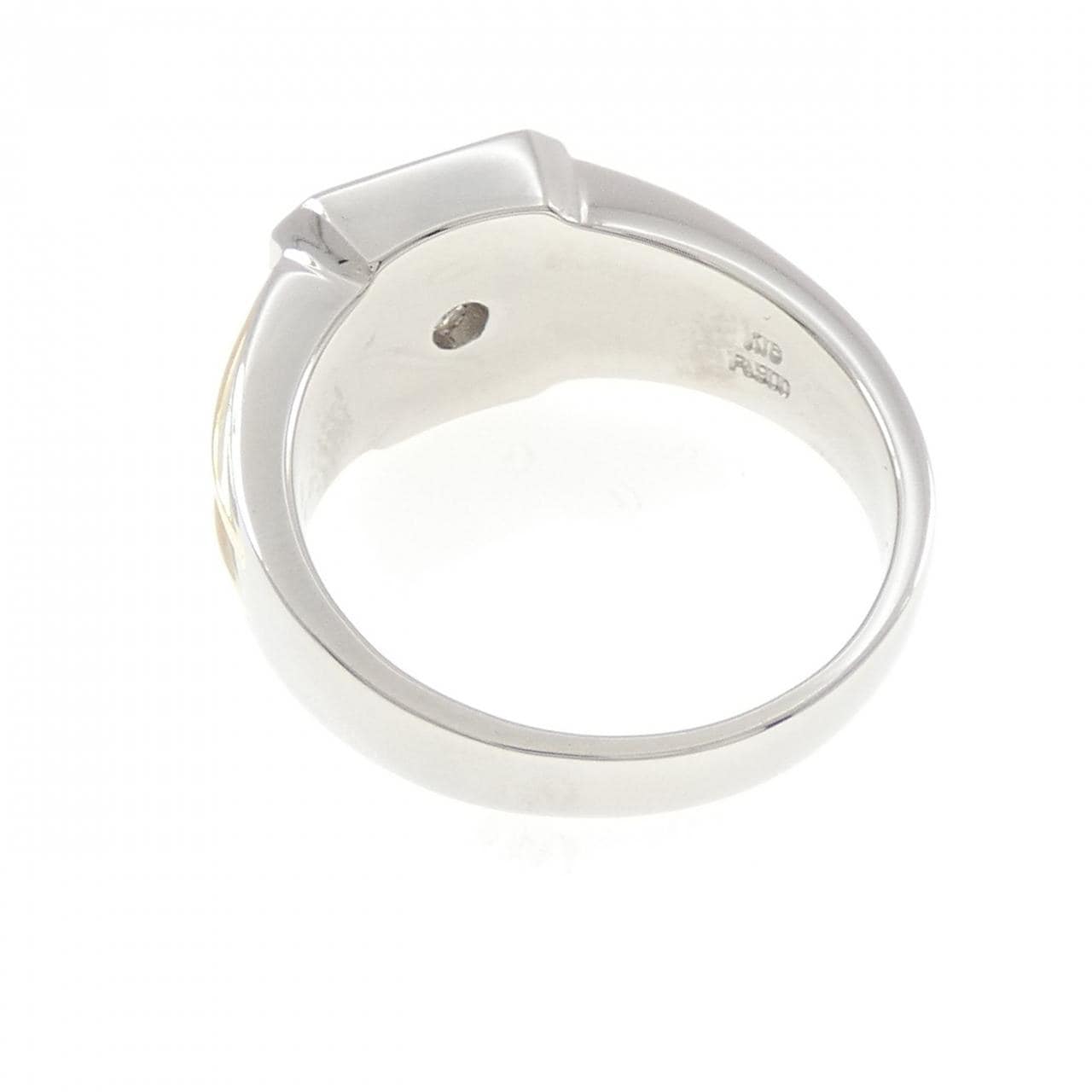 PT900/K18YG ダイヤモンド リング 0.398CT