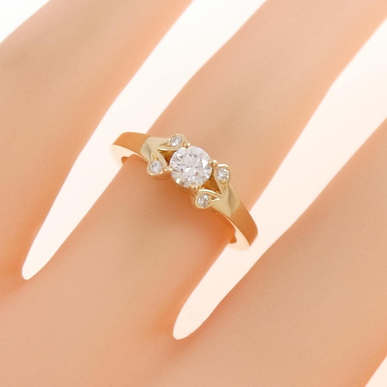 カルティエ バレリーナ リング 0.25CT E VVS2 VG