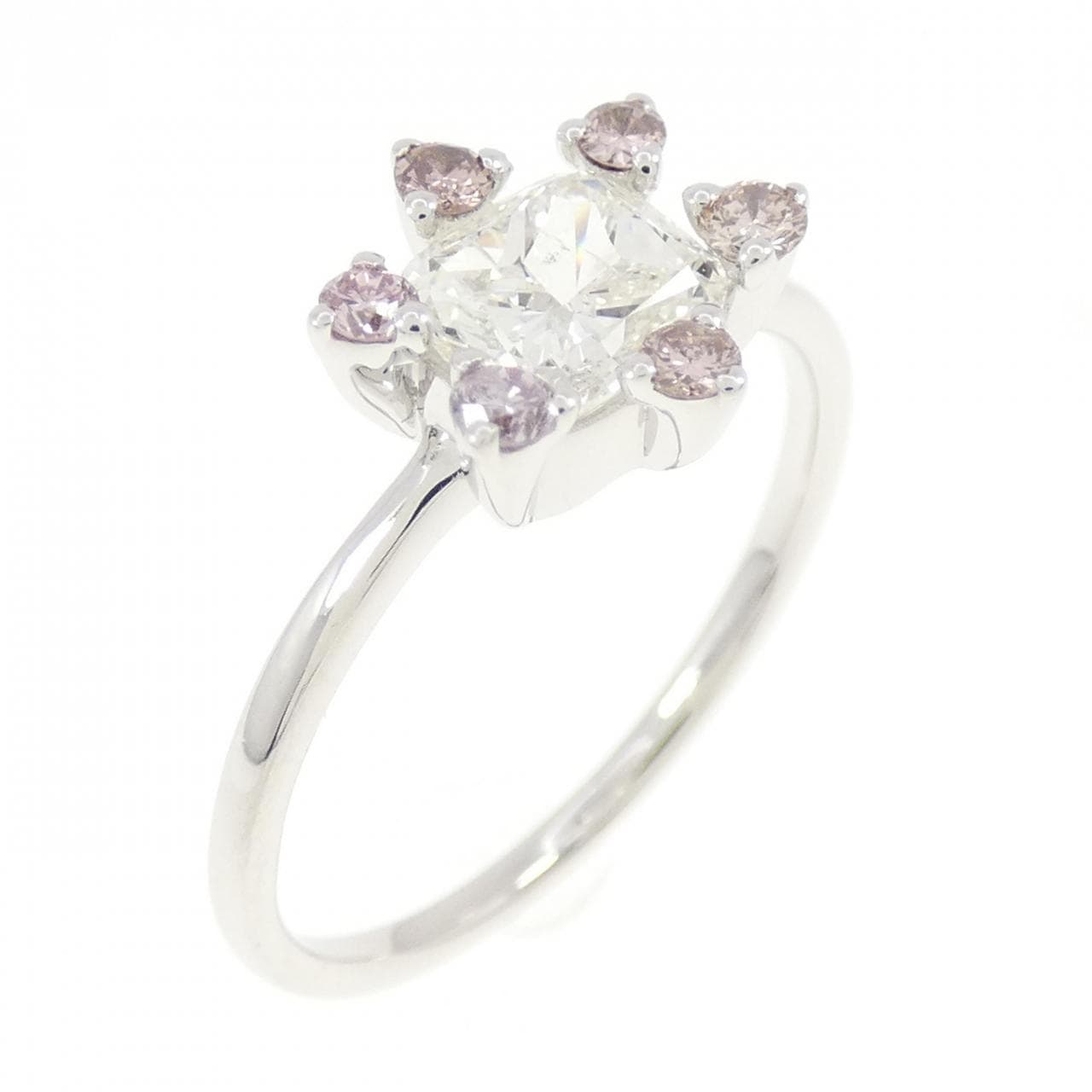 【新品】K18WG ダイヤモンド リング 1.04CT