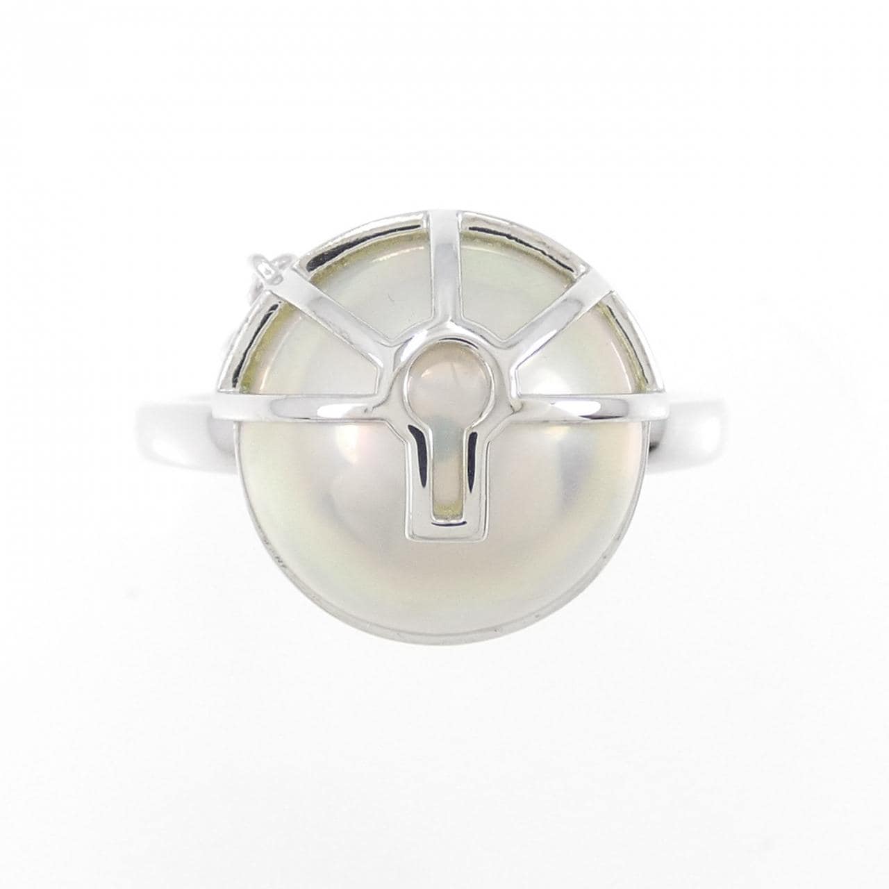 Tasaki Key Mabe Pearl Ring