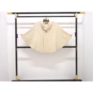 【新品】お洒落コート　アンゴラ混ロール衿ケープ