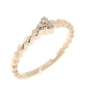 K18PG ダイヤモンド リング 0.03CT
